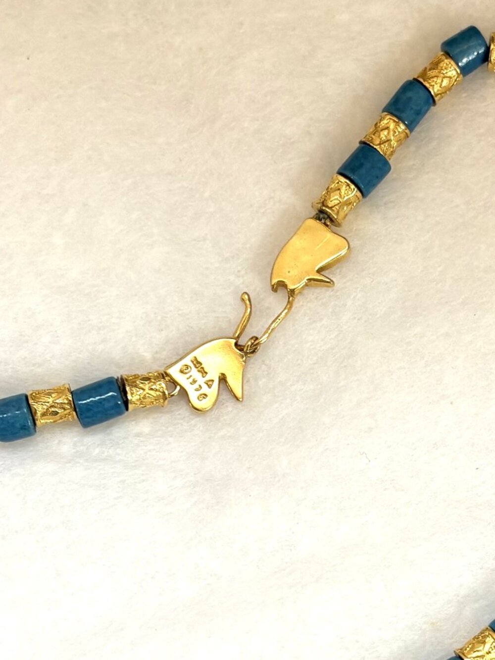 MMA Metropolitan Museum of Art NY Rare King Tut Eye of Hourse Necklace with Box - Picture 3 of 5